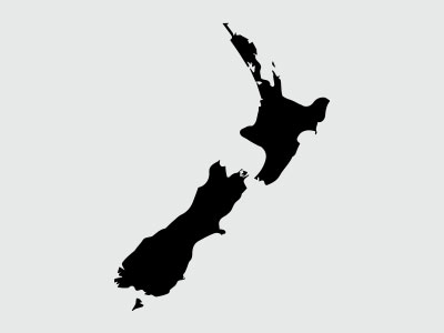 Map of New Zealandi MWY Clothing