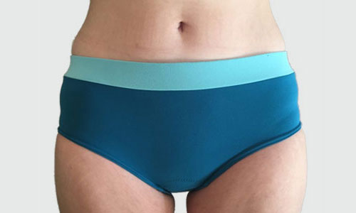 mid waist brief teal goUnder goRide padded Bike Underwear product Rhea