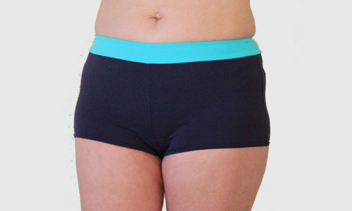 Home LiveLifeMove 4 Navy Boyleg Womend goUnder goRide front