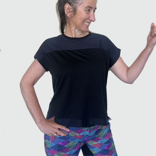 Move Tee - Short Sleeve Black Merino 5 Move Tee - Short Sleeve Black Merino - Image 5