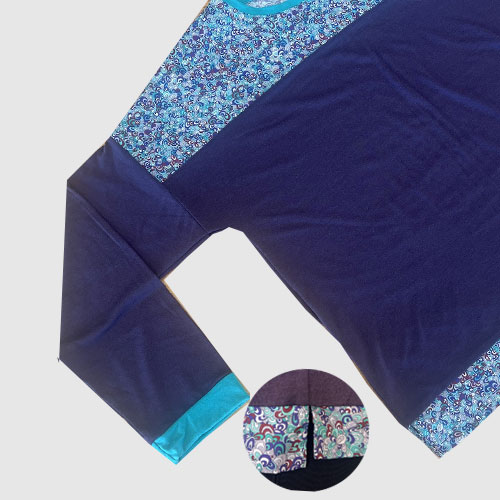 Move Tee - Long Sleeve Purple Merino 2 Move Tee - Long Sleeve Purple Merino - Image 2