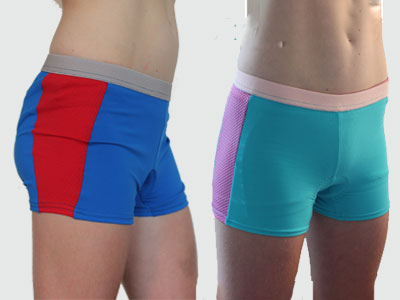 Kids goUnders Blue red and sky blue pink page goRide