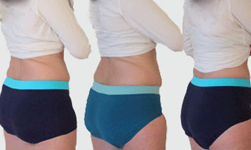 3 styles womens bike goUnders LiveLifeMove